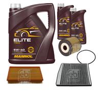 Febi BILSTEIN Controllo Set 7L mannol Elite 5W-40 per Volvo V70 II (P80_