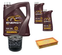 Febi BILSTEIN Controllo Set 7L mannol Energia 5W-30 per Ford Tourneo Collegare