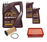 Febi BILSTEIN Controllo Set 7L mannol Energia 5W-30 per Nissan NV300 Scatola