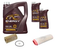 Febi BILSTEIN Controllo Set 7L mannol Energia 5W-30 per Per BMW 3er Touring