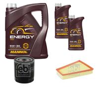Febi BILSTEIN Controllo Set 7L mannol Energia 5W-30 per Peugeot 306 7B