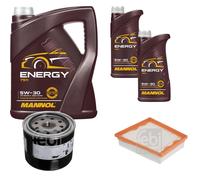 Febi BILSTEIN Controllo Set 7L mannol Energia 5W-30 per Renault Scénic III