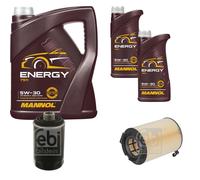 Febi BILSTEIN Controllo Set 7L mannol Energia 5W-30 per Seat Altea XL