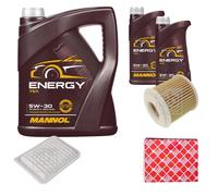 Febi BILSTEIN Controllo Set 7L mannol Energia 5W-30 per Toyota Yaris Nuova NLP13