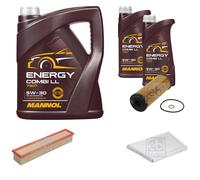 FEBI BILSTEIN Controllo set 7L MANNOL Energia Combi LL 5W-30 per Mercedes