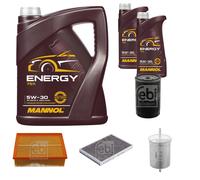 FEBI BILSTEIN Controllo Set 7L MANNOL Energy 5W-30 Per Audi A4 8E2 B6 2.0