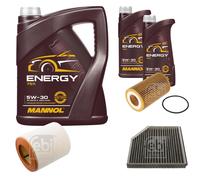 FEBI BILSTEIN Controllo Set 7L MANNOL Energy 5W-30 Per Audi A6 Allroad 4GH