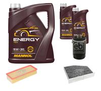 FEBI BILSTEIN Controllo Set 7L MANNOL Energy 5W-30 Per Audi Q3 8UB 8UG 2.0