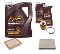 FEBI BILSTEIN Controllo Set 7L MANNOL Energy 5W-30 Per BMW 3er F30 F80 335i
