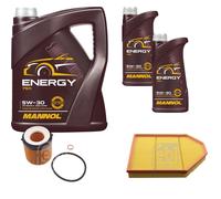 FEBI BILSTEIN Controllo Set 7L MANNOL Energy 5W-30 Per BMW X3 F25 xDrive20i