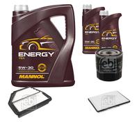 FEBI BILSTEIN Controllo Set 7L MANNOL Energy 5W-30 Per Chevrolet Captiva