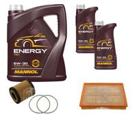 FEBI BILSTEIN Controllo Set 7L MANNOL Energy 5W-30 Per Opel Vectra C Caravan