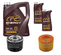 FEBI BILSTEIN Controllo Set 7L MANNOL Energy 5W-30 per Renault Megane I 1.9