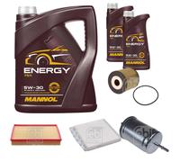 FEBI BILSTEIN Controllo Set 7L MANNOL Energy 5W-30 Per Volvo S80 I TS XY