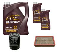 FEBI BILSTEIN Controllo set 7L MANNOL Energy 5W-30 per VW Sharan 7M 8 7M 9