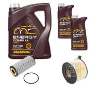FEBI BILSTEIN Controllo Set 7L MANNOL Energy Combi LL 5W-30 Per Audi A4 Avant