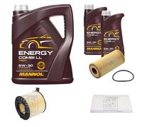 FEBI BILSTEIN Controllo Set 7L MANNOL Energy Combi LL 5W-30 Per Audi Q5 FY