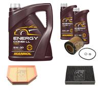Febi BILSTEIN Controllo Set 7L mannol Energy Combi Ll 5W-30 per BMW 4 Coupè