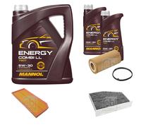 FEBI BILSTEIN Controllo set 7L MANNOL Energy Combi LL 5W-30 per VW Golf VI