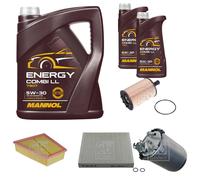 FEBI BILSTEIN Controllo Set 7L MANNOL Energy Combi LL 5W-30 Per VW Polo 9N