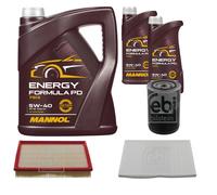 FEBI BILSTEIN Controllo Set 7L MANNOL Energy Formula PD 5W-40 Per Audi A6