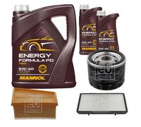 FEBI BILSTEIN Controllo Set 7L MANNOL Energy Formula PD 5W-40 Per Opel