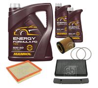 FEBI BILSTEIN Controllo Set 7L MANNOL Energy Formula PD 5W-40 Per Saab 9-5