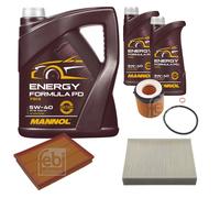 FEBI BILSTEIN Controllo set 7L MANNOL Energy Formule PD 5W-40 per BMW Serie 3
