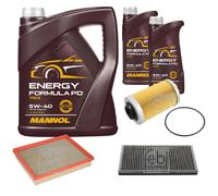 FEBI BILSTEIN Controllo set 7L MANNOL Energy Formule PD 5W-40 per Opel