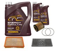 FEBI BILSTEIN Controllo set 7L MANNOL Energy Formule PD 5W-40 per Opel