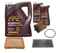 FEBI BILSTEIN Controllo set 7L MANNOL Energy Formule PD 5W-40 per Opel