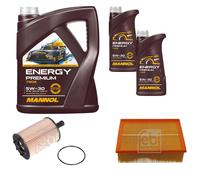 Febi BILSTEIN Controllo Set 7L mannol Energy Premium 5W-30 per . Audi A4