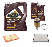 FEBI BILSTEIN Controllo Set 7L MANNOL Energy Premium 5W-30 Per Mercedes C