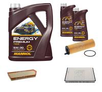 FEBI BILSTEIN Controllo Set 7L MANNOL Energy Premium 5W-30 Per Mercedes E