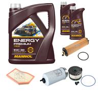 FEBI BILSTEIN Controllo Set 7L MANNOL Energy Premium 5W-30 Per Mercedes GLA