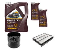 FEBI BILSTEIN Controllo set 7L MANNOL Energy Premium 5W-30 per Toyota Land