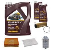 FEBI BILSTEIN Controllo set 7L MANNOL Energy Premium 5W-30 per VW Passat