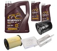FEBI BILSTEIN Controllo Set 7L MANNOL Energy Ultra JP 5W-20 Per Ford Focus