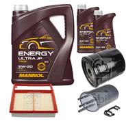 FEBI BILSTEIN Controllo Set 7L MANNOL Energy Ultra JP 5W-20 Per Ford Mondeo