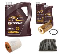 FEBI BILSTEIN Controllo Set 7L MANNOL EXTREME 5W-40 Per Audi A6 Allroad 4GH