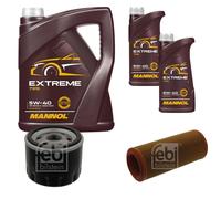Febi BILSTEIN Controllo Set 7L mannol extreme 5W-40 per Fiat Doblo 119 1.9 D.