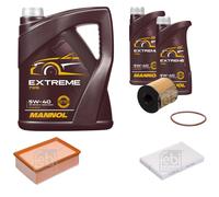 FEBI BILSTEIN Controllo Set 7L MANNOL Extreme 5W-40 Per Peugeot 307 Break 3E