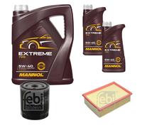 FEBI BILSTEIN Controllo set 7L MANNOL Extreme 5W-40 per Peugeot 307 Break 3E
