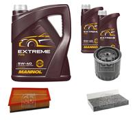 Febi BILSTEIN Controllo Set 7L mannol extreme 5W-40 per Renault Meganae III