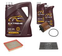 FEBI BILSTEIN Controllo Set 7L MANNOL Extreme 5W-40 Per Saab 9-3 Cabriolet