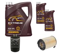 FEBI BILSTEIN Controllo Set 7L MANNOL Extreme 5W-40 Per Seat Altea XL 5P5
