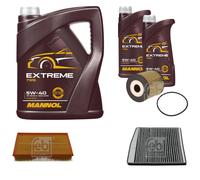 Febi BILSTEIN Controllo Set 7L mannol extreme 5W-40 per Volvo V70 II (P80