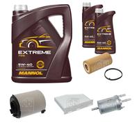 FEBI BILSTEIN Controllo Set 7L MANNOL Extreme 5W-40 Per VW EOS 1F7 1F8 2.0