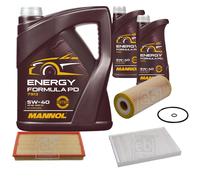 FEBI BILSTEIN Controllo set 7L MANNOL Formula energetica PD 5W-40 per Audi A3