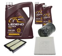 FEBI BILSTEIN Controllo Set 7L MANNOL Legend Ultra 0W-20 Per Honda CR-V IV